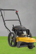 163cc Walk-Behind Wheeled String Trimmer – Heavy-Duty Gas Grass & Weed Cutter with 22-Inch Cutting Path