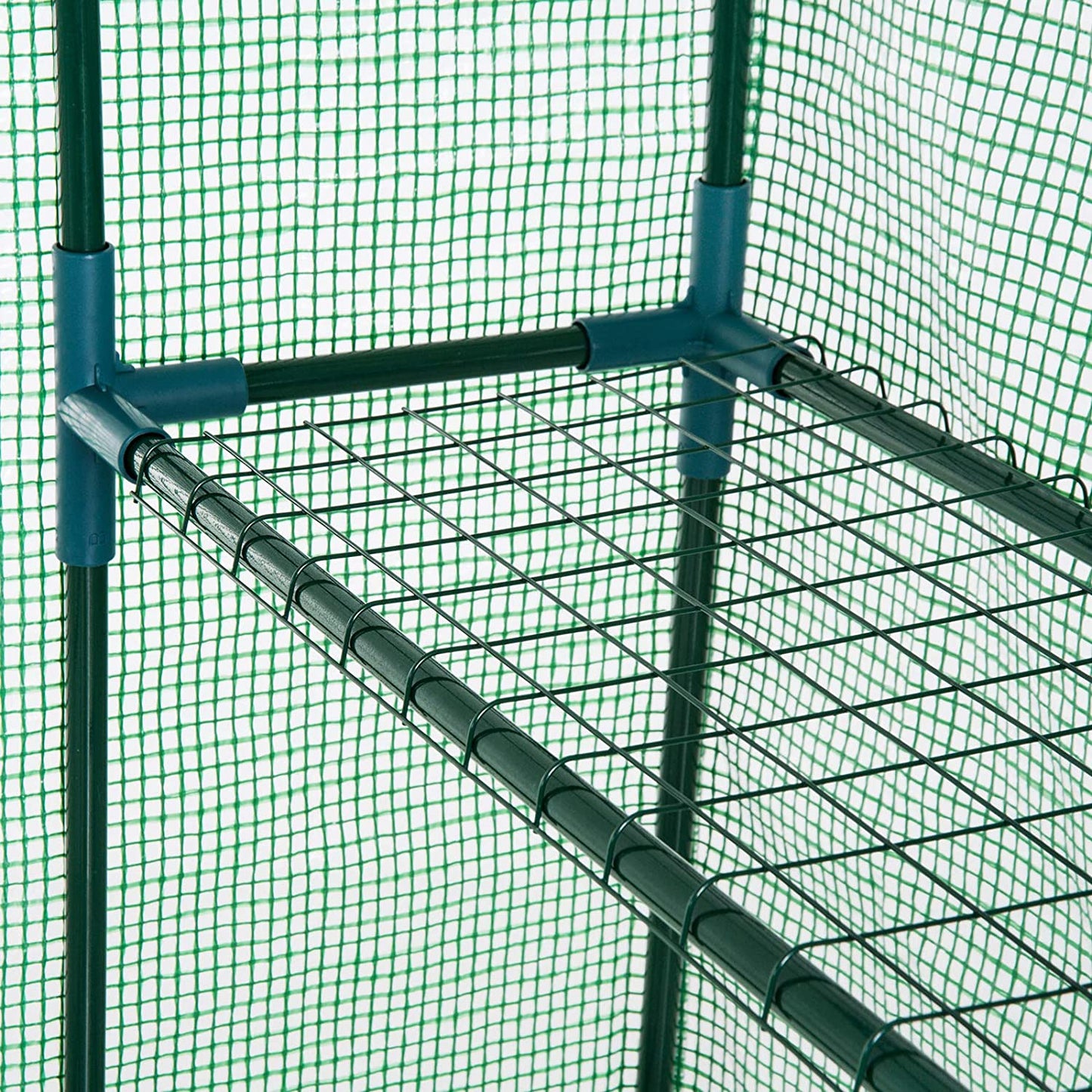 Walk-in roll-up greenhouse with zippered front door
Outdoor greenhouse with wired shelves and green PE cover
Garden greenhouse for patio and balcony setups
Roll-up front entry greenhouse shown outdoors
Compact greenhouse model GC3232 with sturdy shelves
Indoor/outdoor mini greenhouse with UV-resistant cover