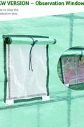 Walk-in roll-up greenhouse with zippered front door
Outdoor greenhouse with wired shelves and green PE cover
Garden greenhouse for patio and balcony setups
Roll-up front entry greenhouse shown outdoors
Compact greenhouse model GC3232 with sturdy shelves
Indoor/outdoor mini greenhouse with UV-resistant cover