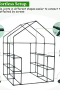 Walk-in roll-up greenhouse with zippered front door
Outdoor greenhouse with wired shelves and green PE cover
Garden greenhouse for patio and balcony setups
Roll-up front entry greenhouse shown outdoors
Compact greenhouse model GC3232 with sturdy shelves
Indoor/outdoor mini greenhouse with UV-resistant cover