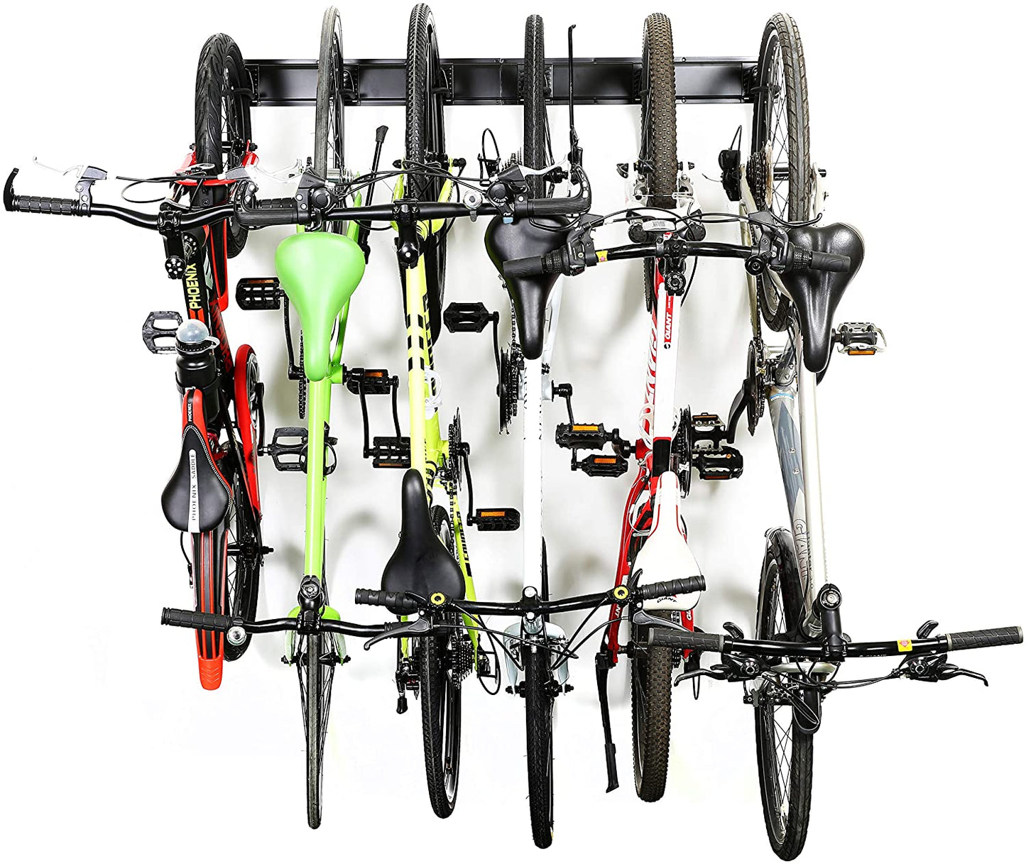New Wall Mount 6 - Bike Storage Hanger – Heavy Duty Garage Bike Rack & Organizer WTU3171 - with | Sold by Uncle Wiener's Wholesale