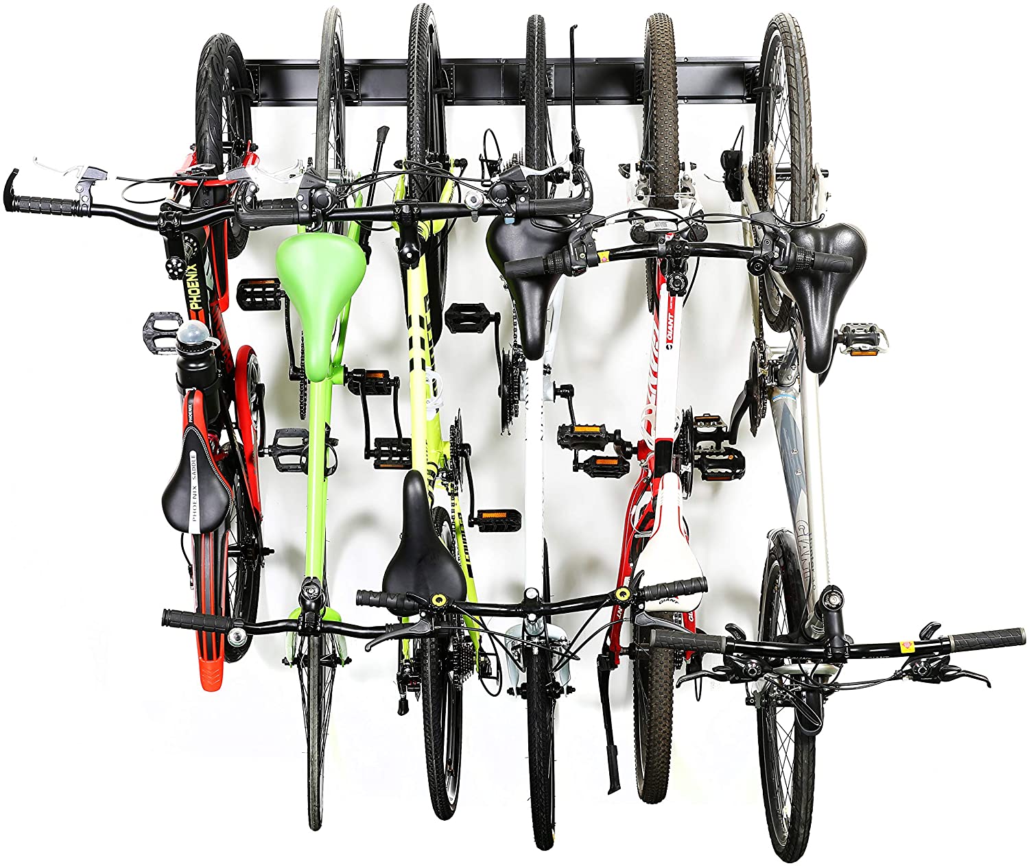 New Wall Mount 6 - Bike Storage Hanger – Heavy Duty Garage Bike Rack & Organizer WTU3171 - with | Sold by Uncle Wiener's Wholesale