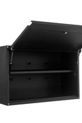 New Wall Mounted Flip Open Tool Box Cabinet – Heavy Duty Storage Organizer for Garage & Workshop 445471 - with | Sold by Uncle Wiener's Wholesale