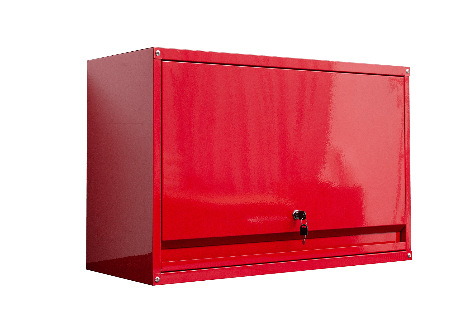 New Wall Mounted Flip Up Open Tool Box Cabinet – Heavy Duty Storage Organizer for Garage & Workshop 445471 - Hand Tools with Red | Sold by Uncle Wiener's Wholesale