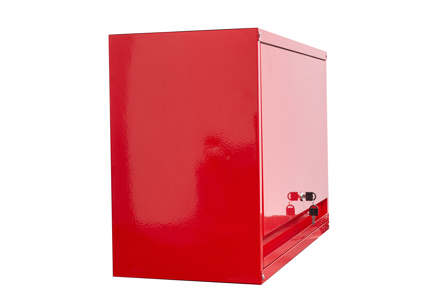 New Wall Mounted Flip Up Open Tool Box Cabinet – Heavy Duty Storage Organizer for Garage & Workshop 445471 - Hand Tools with Red | Sold by Uncle Wiener's Wholesale