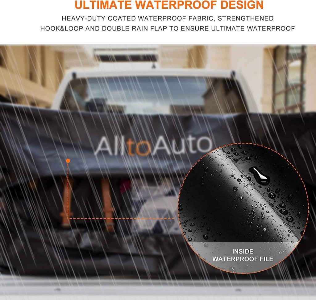 New Waterproof Truck Bed Cargo Bag & Cargo Net – Heavy - Duty Waterproof Storage for Pickup Trucks S1233 - with | Sold by Uncle Wiener's Wholesale