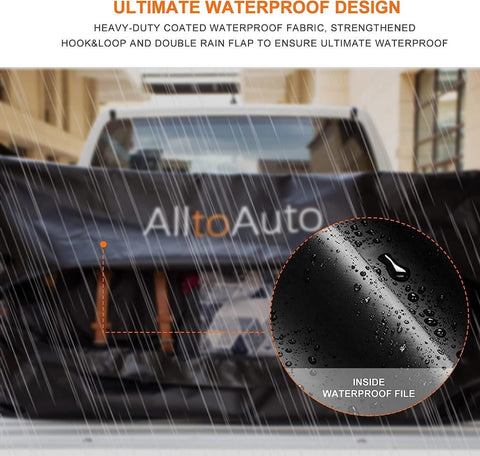 New Waterproof Truck Bed Cargo Bag & Cargo Net – Heavy - Duty Waterproof Storage for Pickup Trucks S1233 - with | Sold by Uncle Wiener's Wholesale
