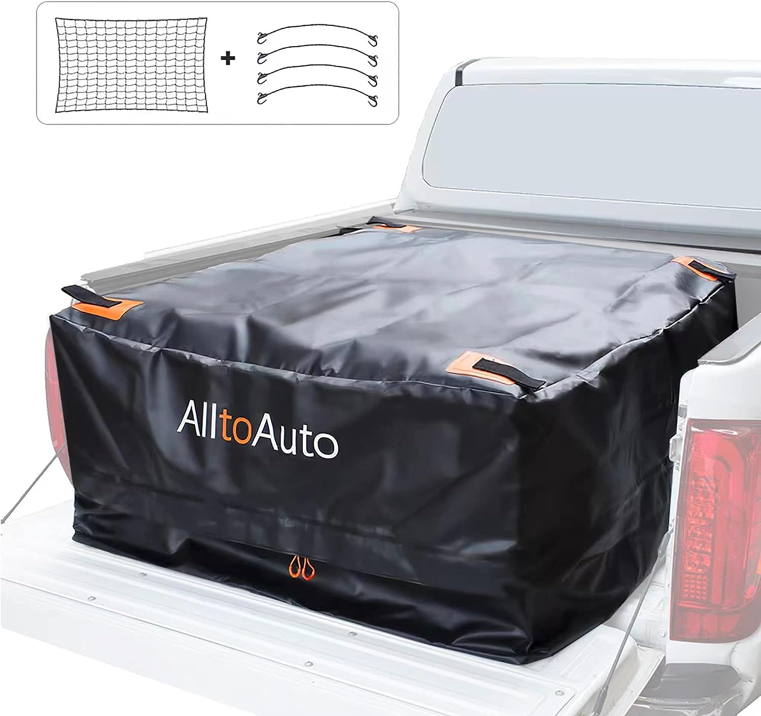 New Waterproof Truck Bed Cargo Bag & Cargo Net – Heavy - Duty Waterproof Storage for Pickup Trucks S1233 - with | Sold by Uncle Wiener's Wholesale