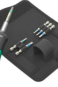 WERA 7515/7 Safe-Torque Speed Bicycle Screwdriver Set – 7 Piece Kit with Kraftform Handle and Hex Plus Bits