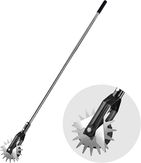 NEW Wheel Sidewalk Lawn Rotary Edger S1196 ��� Adjustable Manual Grass Trimmer Tool - with | Sold by Uncle Wiener's Who