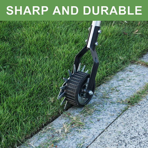 NEW Wheel Sidewalk Lawn Rotary Edger S1196 ��� Adjustable Manual Grass Trimmer Tool - with | Sold by Uncle Wiener's Who