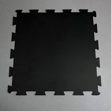 New White Speck Interlocking Thick Rubber Gym Floor Tiles | Heavy - Duty Fitness & Workout Flooring - with (14) White Speck 14mm Tiles (37.66 sq ft) 812824 | Sold by Uncle Wiener's Wholesale