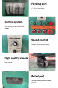 “GM-S05 copper wire granulator machine”

“GM-S08 heavy-duty wire chopper for scrap recycling”

“Copper wire stripping and separation equipment”

“Wire processing machine with blade set and accessories”