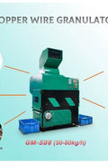 “GM-S05 copper wire granulator machine”

“GM-S08 heavy-duty wire chopper for scrap recycling”

“Copper wire stripping and separation equipment”

“Wire processing machine with blade set and accessories”