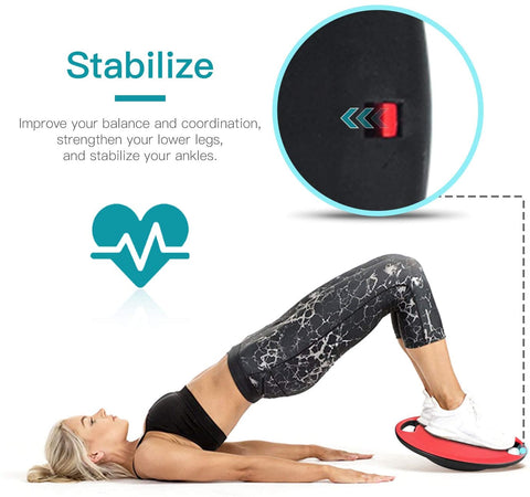 New Wobble Balance Board Exercise Trainer – 360° Rotation & Non - Slip Design – SKU 206221 - with | Sold by Uncle Wiener's Wholesale