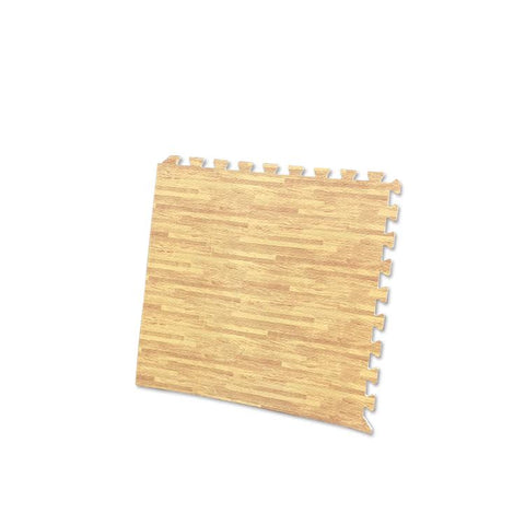 New Wood Grain EVA Interlocking Foam Floor Mat – 24 & 96 Sqft Tiles for Gym, Trade Show, Basement & Home Use 721DG - with 24 SQ FT NATURAL GRAIN 721NG | Sold by Uncle Wiener's Wholesale