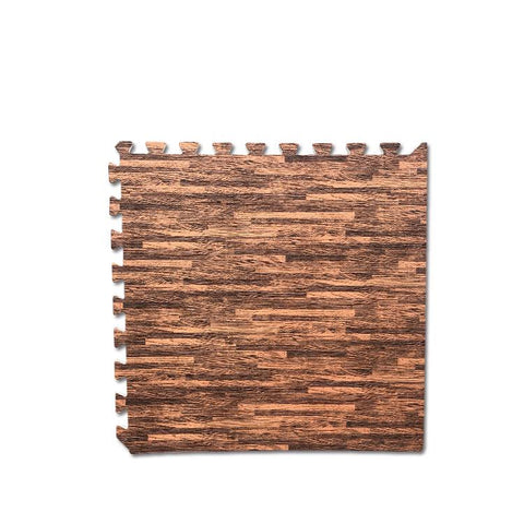 New Wood Grain EVA Interlocking Foam Floor Mat – 24 & 96 Sqft Tiles for Gym, Trade Show, Basement & Home Use 721DG - with 24 SQ FT DARK GRAIN 721DG | Sold by Uncle Wiener's Wholesale