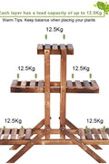 Wooden 3-tier plant stand with brown finish for indoor outdoor use

Rustic vertical flower shelf with pinewood construction

Multi-level wooden plant holder for patio or balcony display

Tiered plant display stand with decorative potted flowers

Compact and stylish garden plant rack made of wood