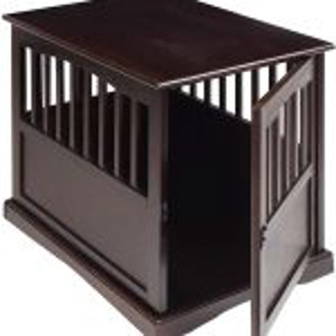 NEW Wooden Dog Cage & Pet Crate End Table – Stylish Indoor Kennel Furniture for Dogs 4112021 - with | Sold by Uncle Wiener's Wholesale