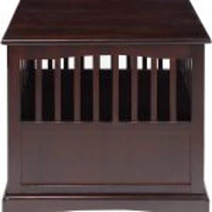 NEW Wooden Dog Cage & Pet Crate End Table – Stylish Indoor Kennel Furniture for Dogs 4112021 - with | Sold by Uncle Wiener's Wholesale