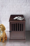 NEW Wooden Dog Cage & Pet Crate End Table – Stylish Indoor Kennel Furniture for Dogs 4112021 - with | Sold by Uncle Wiener's Wholesale