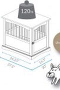 NEW Wooden Dog Cage & Pet Crate End Table – Stylish Indoor Kennel Furniture for Dogs 4112021 - with | Sold by Uncle Wiener's Wholesale