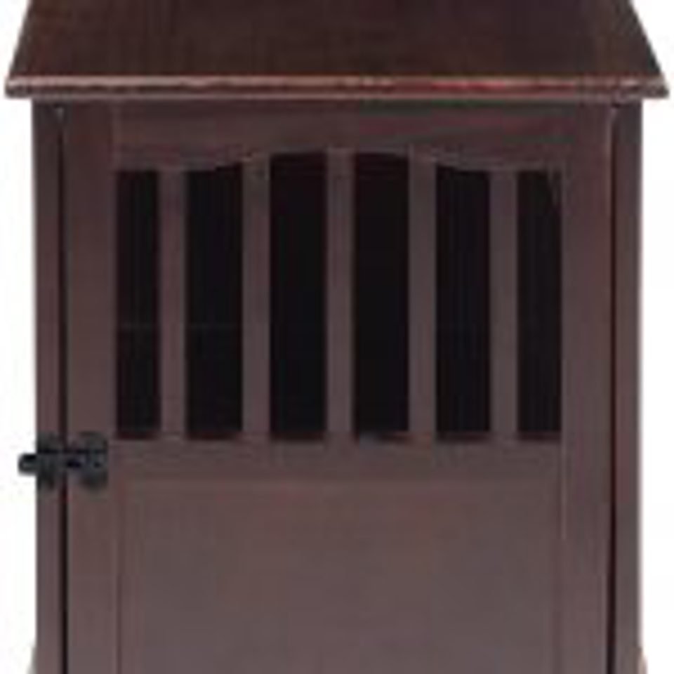 NEW Wooden Dog Cage & Pet Crate End Table – Stylish Indoor Kennel Furniture for Dogs 4112021 - with | Sold by Uncle Wiener's Wholesale