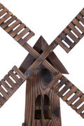 NEW Wooden Dutch Windmill Garden Decoration 11272022 – Rustic Outdoor Decor - with | Sold by Uncle Wiener's Wholesale