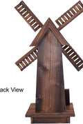 NEW Wooden Dutch Windmill Garden Decoration 11272022 – Rustic Outdoor Decor - with | Sold by Uncle Wiener's Wholesale