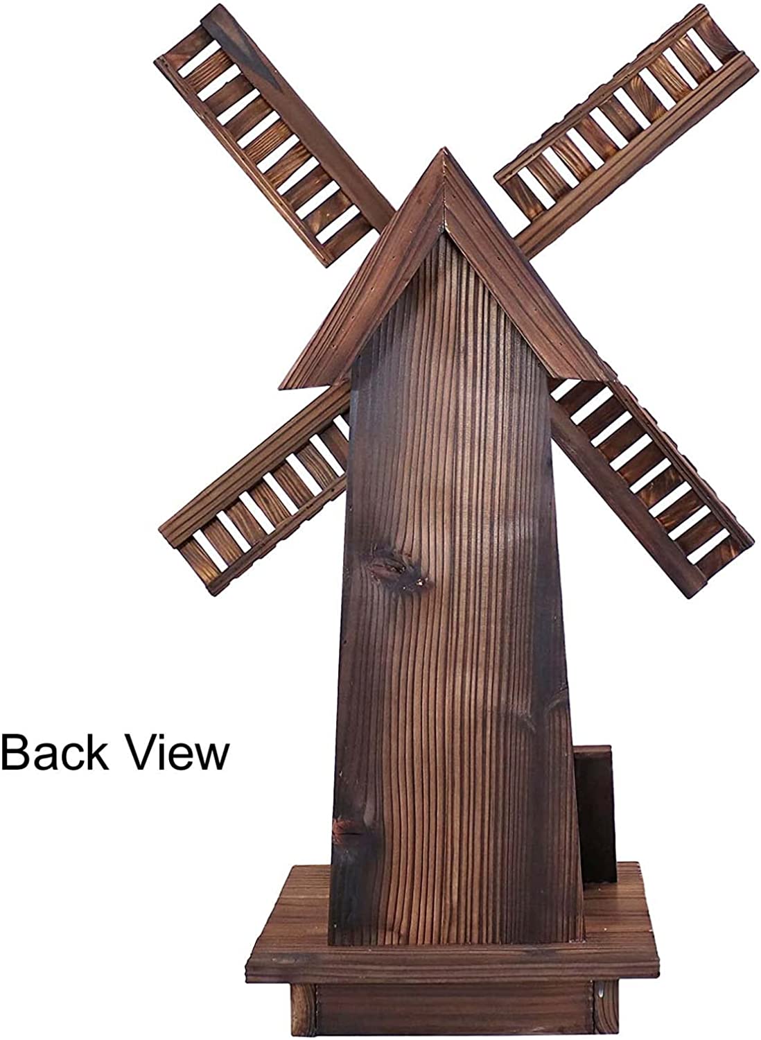 NEW Wooden Dutch Windmill Garden Decoration 11272022 – Rustic Outdoor Decor - with | Sold by Uncle Wiener's Wholesale