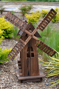 NEW Wooden Dutch Windmill Garden Decoration 11272022 – Rustic Outdoor Decor - with | Sold by Uncle Wiener's Wholesale