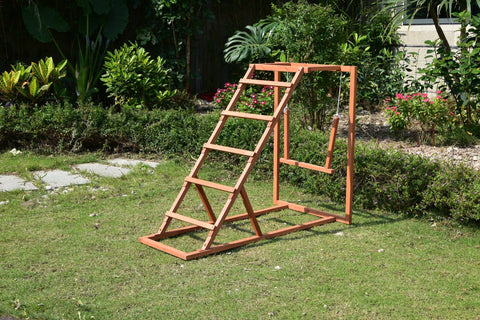NEW WOODEN PLAYGROUND WOODEN CHICKEN SWING & PERCH - with | Sold by Uncle Wiener's Wholesale