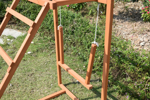 NEW WOODEN PLAYGROUND WOODEN CHICKEN SWING & PERCH - with | Sold by Uncle Wiener's Wholesale