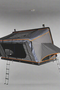 X3 rooftop tent fully opened with ladder
Closed X3 hard shell rooftop tent on SUV
Interior view of X3 rooftop tent
Overland-ready rooftop tent with LED lighting
Rooftop camping shelter mounted on vehicle
