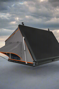 X3 rooftop tent fully opened with ladder
Closed X3 hard shell rooftop tent on SUV
Interior view of X3 rooftop tent
Overland-ready rooftop tent with LED lighting
Rooftop camping shelter mounted on vehicle