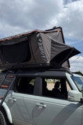 New X3 Hard Shell Rooftop Tent | 2–3 Person Aluminum Car Top Shelter w/ LED Light & Ladder X3RTT01 - with | Sold by Uncle Wiener's Wholesale