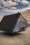X3 rooftop tent fully opened with ladder
Closed X3 hard shell rooftop tent on SUV
Interior view of X3 rooftop tent
Overland-ready rooftop tent with LED lighting
Rooftop camping shelter mounted on vehicle