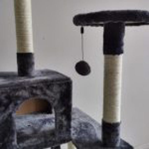 NEW XL Cat Tree Scratching Post with Ladder – Multi - Level Cat Tower for Large Cats & Kittens LBCT04G - with | Sold by Uncle Wiener's Wholesale