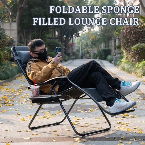 XL Padded Zero Gravity Recliner Chair – Front View

Heavy-Duty Folding Outdoor Lounger – 350 lbs Capacity

Recliner Chair Fully Extended – Oversized Comfort

Folded XL Reclining Chair – Easy Storage

Side Profile of Padded Zero Gravity Chair – Steel Frame

Outdoor Lounge Chair with Cushioned Headrest – Gray