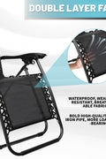 Zero Gravity Recliner Chairs – Adjustable Patio Set (Front View)

Foldable Outdoor Reclining Lounge Chairs – Set of 2

Zero Gravity Chairs Folded – Compact Storage View

Recliner Chairs Fully Reclined by Poolside – Set of Two

Patio Chairs with Adjustable Headrests – Black Mesh

Outdoor Lounge Recliner Chairs – Camping Ready Set