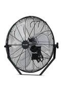 Newair 18" High Velocity Wall Mount Fan, Heavy Duty Waterproof Outdoor Fan, Adjustable Tilt and 3 Speeds up to 4012 CFM, Pull Chain Switch | Wall Fan or Garage Fan for Indoor, Patio, Gym or Porch - Black - with Black | Sold by Uncle Wiener's Wholesale
