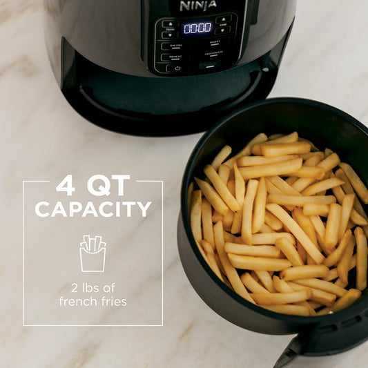 Ninja AF101 Air Fryer 4 Qt Programmable Electric Air Fryer – Black &amp; Grey 622357000000 - with | Sold by Uncle Wiener's Wholesale