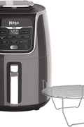 Ninja AF161 Max XL Air Fryer that Cooks, Crisps, Roasts, Bakes, Reheats and Dehydrates, with 5.5 Quart Capacity, and a High Gloss Finish, Grey - with | Sold by Uncle Wiener's Wholesale