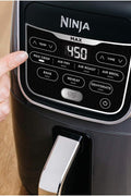 Ninja AF161 Max XL Air Fryer that Cooks, Crisps, Roasts, Bakes, Reheats and Dehydrates, with 5.5 Quart Capacity, and a High Gloss Finish, Grey - with | Sold by Uncle Wiener's Wholesale