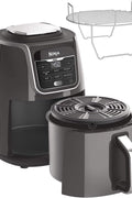 Ninja AF161 Max XL Air Fryer that Cooks, Crisps, Roasts, Bakes, Reheats and Dehydrates, with 5.5 Quart Capacity, and a High Gloss Finish, Grey - with | Sold by Uncle Wiener's Wholesale