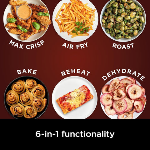 Ninja Air Fryer Pro XL, 6 - in - 1, 6.5 Litre, Maximum Crispness, Air Fry, Fry, Bake, Reheat, Dehydrate, Max Crisp Technology with 450F, Grey, AF181C - with | Sold by Uncle Wiener's Wholesale