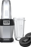 Ninja BL450C, Nutri Pro Personal Blender For Juices, Shakes & Smoothies, 18 and 24 Oz cups, Black/Silver, 900W (Canadian Version) - with | Sold by Uncle Wiener's Wholesale