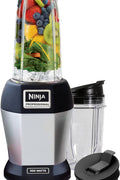 Ninja BL450C, Nutri Pro Personal Blender For Juices, Shakes & Smoothies, 18 and 24 Oz cups, Black/Silver, 900W (Canadian Version) - with | Sold by Uncle Wiener's Wholesale