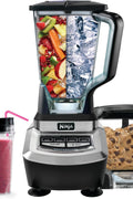 Ninja BL780C, Ninja Supra Kitchen System with Blender and Food Processor, Black/Silver, 1200W, (Canadian Version), scratches on the cup,photo added - with | Sold by Uncle Wiener's Wholesale