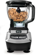 Ninja BL780C, Ninja Supra Kitchen System with Blender and Food Processor, Black/Silver, 1200W, (Canadian Version), scratches on the cup,photo added - with | Sold by Uncle Wiener's Wholesale